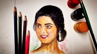 Deepika Padukone painting | step by step | Artist Shreyansh
