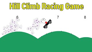 I teach AI to play Hill Climb Racing Game