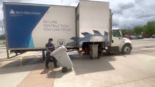 Iron mountain shredding bin video