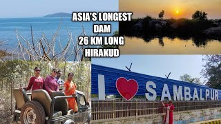 SAMBALPUR ORISSA TRIP PLAN I ASIA'S LONGEST DAM HIRAKUD I BEAUTIFULL MAHANADI I DEBRIGARH SANCTUARY