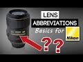 NIKON CAMERA LENS TUTORIAL | What Do The Numbers On My Nikon Lenses Mean?