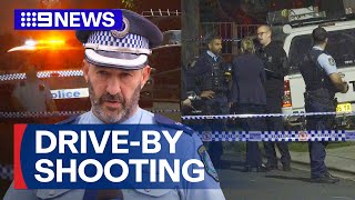 Home in Sydney’s west fired upon in drive-by shooting | 9 News Australia