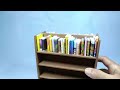 library diy cardboard miniature library with 571 mini books