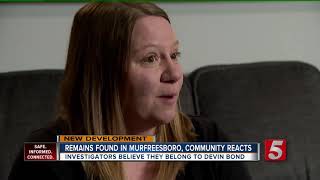 Community reacts to remains found in Rutherford County