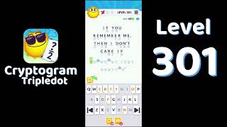 Cryptogram Tripledot Level 301 Answer | SolutionGuruji