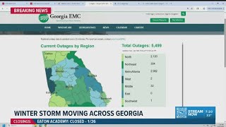 Power outages continue to grow across the region