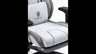 Ergonomic Gaming Chairs for Adults with Headrest and Lumbar Support, Swivel PU Leather Office Chair