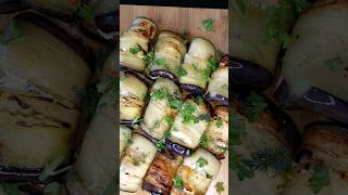 Eggplant rolls with cheese #shorts #cooking