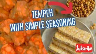 Indonesian Tempeh with sauce|| it's simple to cook.