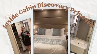 Giving you a tour of our inside cabin on Princess Discovery