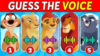 Guess The Voice! The Lion King Movie 🦁🔥 Simba, Mufasa, Scar, Pumba, Timon | Flash Quiz