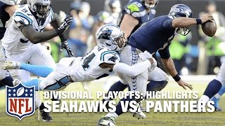 Seahawks vs. Panthers | Divisional Playoff Highlights | NFL