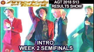 INTRO BTS  K-Pop Performs Semi-Finals 2 America's Got Talent 2018 AGT