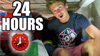 24 HOUR TOILET PAPER FORT!