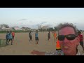 Check Out Size of These Beach Football Nets? Mr. Sports Travel on the beach in Benin, West Africa!