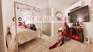 EXTREME BEDROOM MAKEOVER | christmas aesthetic transformation✨🛷
