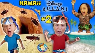 HAWAII COCKROACH SCARE! MOST BEAUTIFUL PLACES 2 SEA FUNnel Vision Disney Aulani Honolulu Trip
