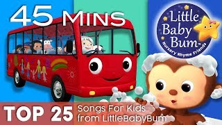 "Wheels On The Bus" + "Bath Song" + "Ten Little Buses" + More | Top 25 Songs for Kids | By LBB! "Wheels On The Bus" + "Bath Song" + "Ten Little Buses" + More | Top 25 Songs for Kids | By LBB!