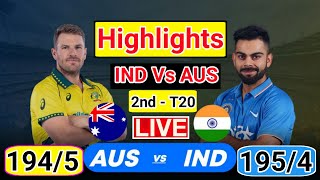 IND vs AUS T20 Match Full Highlights | Australia vs India 2nd t20 match highlights 2020