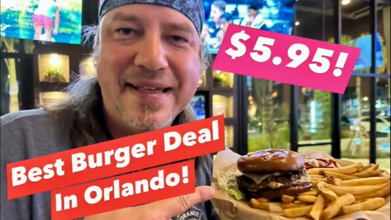 BEST BURGER IN ORLANDO ON A BUDGET! - YouTube