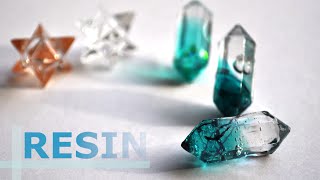 【100均レジン】DAISO新商品！水晶に入ってそうな柄、あれでいれてみた！crystal | resin