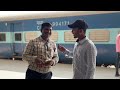 160 की स्पीड से आ चुकी है बीड रेलवे स्टेशन पर ट्रेन beed railway station beed railwaystation