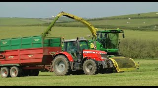 Silage '24 - With John Deere 8800 and Various Tractors, plus Lovely Views!