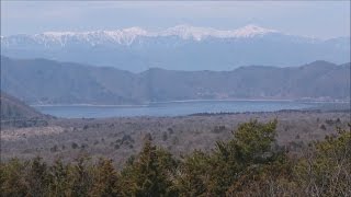 山梨県道71号富士宮鳴沢線から見える風景