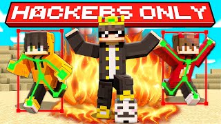 I Took Over 'HACKERS ONLY' Minecraft Server in 24 Hours..