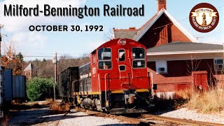 Milford-Bennington Railroad — October 30, 1992