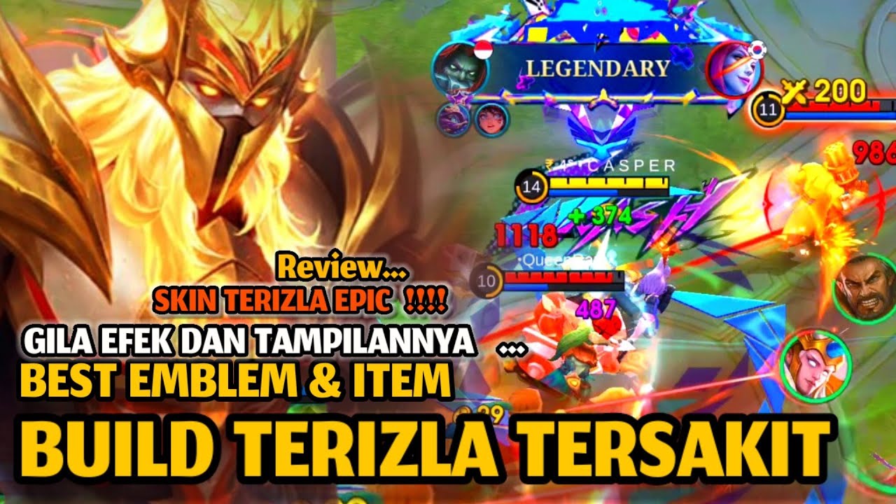 Terizla Epic Skin Build Terizla Tersakit 2024 Terizla Gameplay