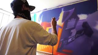 Studio Sessions with PEQUE VRS | Airbrush GRAFFITI