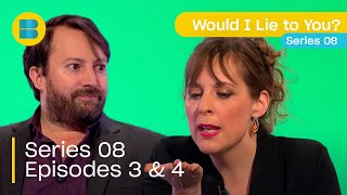 Why Mel Giedroyc Licked a Cake | Would I Lie to You? - S08 E03 & 04 - Full Episode | Banijay Comedy