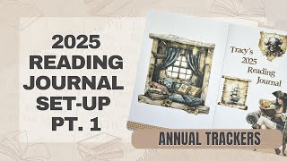 2025 Reading Journal Setup Pt 1: Bookshelf and Book Battle Spreads |