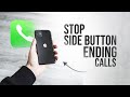 How to Stop Side Button from Ending Calls on iPhone (tutorial)