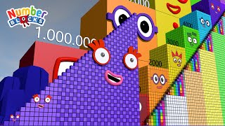 Numberblocks Puzzle Step Squad 1 - 600 to 6,000,000 MILLION to 16,000,000 MILLION BIGGEST Numbers