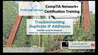 Troubleshooting Duplicate IP Addresses - CompTIA Network+ N10-005: 2.5