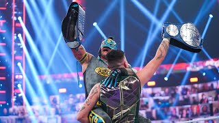 Rey Mysterio & Dominik Mysterio become the first father and son Tag Team Champions
