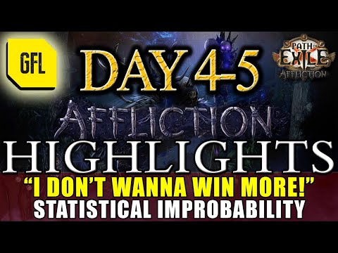 Path of Exile 3.23: AFFLICTION DAY # 04-05 "I DON'T WANNA WIN MORE", STATISTICAL IMPROBABILITY…