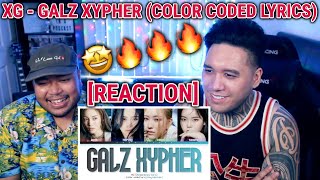 XG - GALZ XYPHER Lyrics (Color Coded Lyrics) [REACTION]