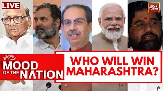 Mood Of The Nation LIVE: Who Will Win Maharashtra 2024 Lok Sabha Elections? | India Today LIVE