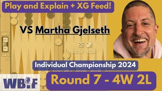 WBIF WIC 24 Rd 7 Play and Explain w/XG - Martha Gjelseth