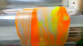 Silicone rubber color mixing | Oddly satisfying silicone color mixing