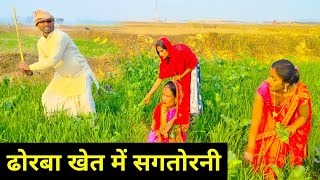 ढोरबा खेत में बथुआ साग || #maithili_comedy_dhorba || dhorba comedy || Maithili Comedy