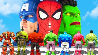 Hulk Family VS The Avengers & Spider Man & Hulk & Thor | Epic Battle