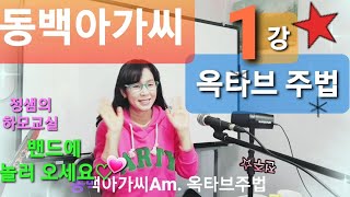 동백아가씨 Am.1강-- 옥타브주법