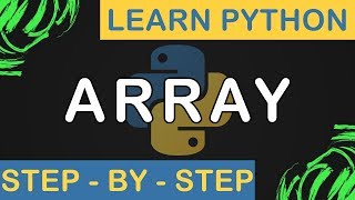 Array in Python - Python Step By Step - 04