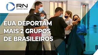 EUA deportam mais 2 grupos de brasileiros