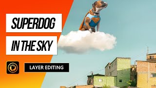 Create a Superdog image using Content Aware Move and Layer Editing  | PhotoDirector Tutorial