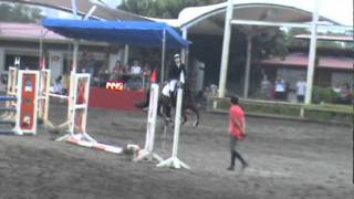 格林馬術中心 2011障礙積分第三場100cm jump off 賴嘉慧 Coriana